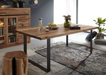 Esstisch Wild-/Zerreiche 160x90x76 Tabacco brown geölt MONTREUX #313