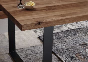 Esstisch Wild-/Zerreiche 160x90x76 Tabacco brown geölt MONTREUX #313