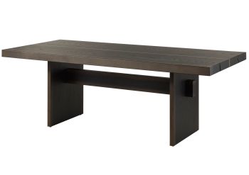 Esstisch Eiche 213x100x76 dunkelbraun lackiert BEAMS #80