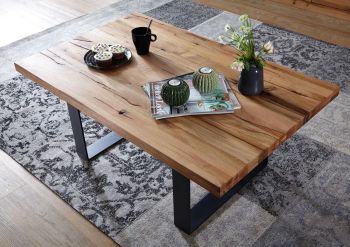 Couchtisch Wild-/Zerreiche 90x90x45 natur geölt MONTREUX #117
