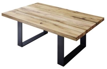 Couchtisch Wild-/Zerreiche 90x90x45 natur geölt MONTREUX #117