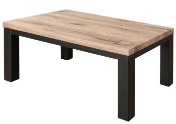 Couchtisch Wildeiche 110x70x45 bianco geölt VILLANDERS #228
