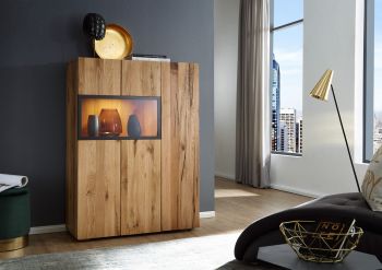 FRANKFURT Highboard #116 Wild-/Zerreiche