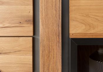 Highboard Wildeiche / Zerreiche 110x45x142 natur geölt NEW AMSTERDAM #05