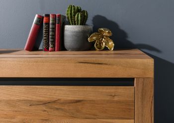 Sideboard Wild-/ Zerreiche 185x45x85 Eiche natur geölt MONTREUX  #128