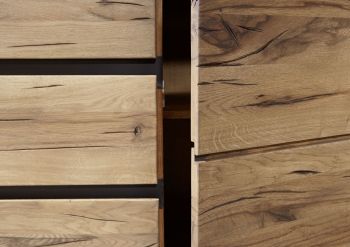 Sideboard Wild-/Zerreiche 155x45x85 tabacco brown geölt MONTREUX #327