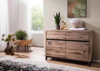 VILLANDERS Sideboard 120x45x85 Wildeiche geölt - Verschiedene Farben