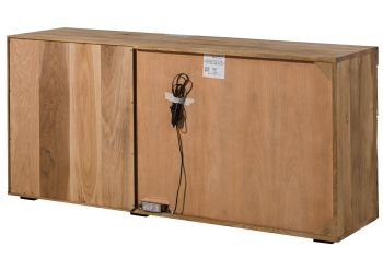 Sideboard Wildeiche 161x45x75 natur geölt ROTTERDAM #116