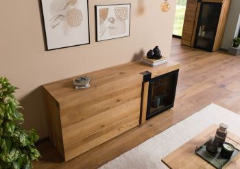 Sideboard Wildeiche 180x45x75 natur geölt ROTTERDAM #117