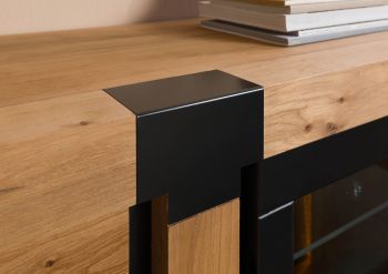 Sideboard Wildeiche 180x45x75 natur geölt ROTTERDAM #117