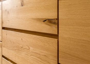 Sideboard Wildeiche 223x40x85 natur geölt KENT #131