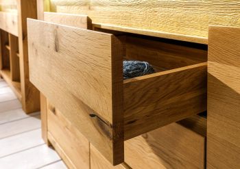 Sideboard Wildeiche 223x40x85 natur geölt KENT #131