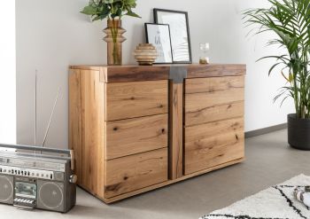 Sideboard Wildeiche / Zerreiche 115x45x75 natur geölt NEW AMSTERDAM #09