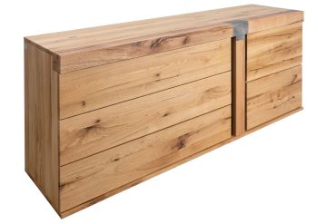Sideboard Wildeiche / Zerreiche 180x45x75 natur geölt NEW AMSTERDAM #11