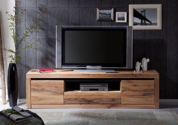 TV-Board Wild-/Zerreiche 202x42x55 natur geölt MONTREUX #105