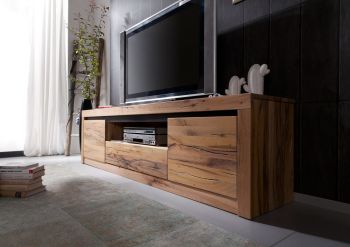 TV-Board Wild-/Zerreiche 202x42x55 natur geölt MONTREUX #105