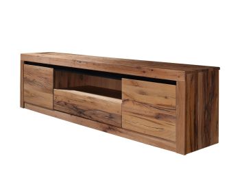 TV-Board Wild-/Zerreiche 202x42x55 natur geölt MONTREUX #105