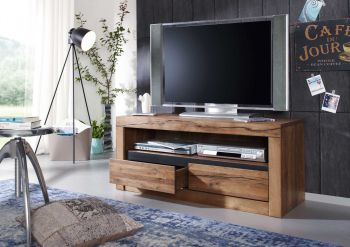 TV-Board Wild-/Zerreiche 115x42x49 Tabacco brown geölt MONTREUX #303
