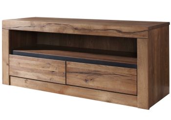 TV-Board Wild-/Zerreiche 115x42x49 Tabacco brown geölt MONTREUX #303