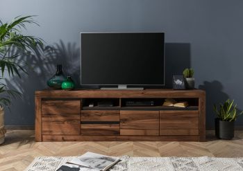 TV-Board Wild-/ Zerreiche 185x45x55 tabacco brown geölt MONTREUX  #330