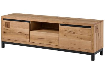 TV-Board Wildeiche 170x40x56 natur geölt VILLANDERS #113