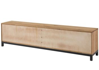 TV-Board Wildeiche 220x40x56 natur geölt VILLANDERS #154