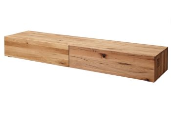 TV-Board Wild-/Zerreiche 220x52x32 natur geölt FRANKFURT #108