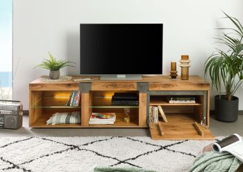 TV-Board Wild-/Zerreiche 200x48x50 natur geölt NEW AMSTERDAM #15