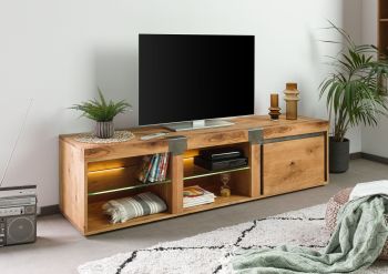 TV-Board Wild-/Zerreiche 200x48x50 natur geölt NEW AMSTERDAM #15