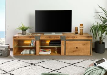 TV-Board Wild-/Zerreiche 200x48x50 natur geölt NEW AMSTERDAM #15