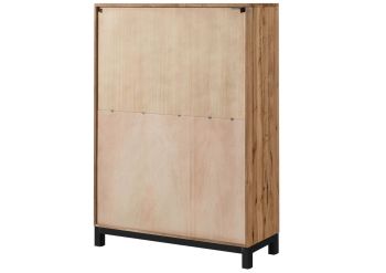 Vitrine Wildeiche 103x40x148 natur geölt VILLANDERS #102