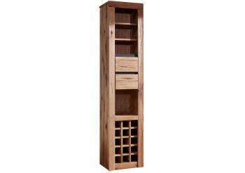 Weinregal 42x35x191 Wild-/Zerreiche natur geölt MONTREUX #125