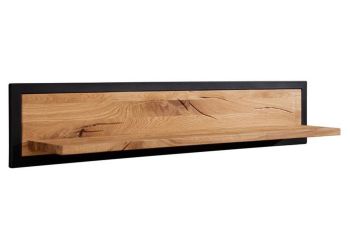 Wandregal Wildeiche 120x22x24 natur geölt VILLANDERS #116