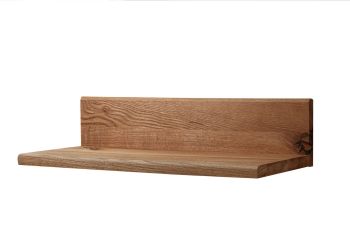 Wandregal Wild-/Zerreiche 49x20x12 natur geölt FRANKFURT #103