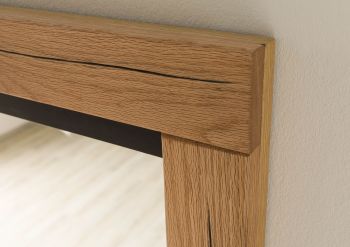 Spiegel Wildeiche / Zerreiche 70x15x63 natur geölt MONTREUX #55