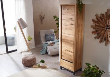Garderobe Wildeiche 56x40x205 natur geölt VILLANDERS #131