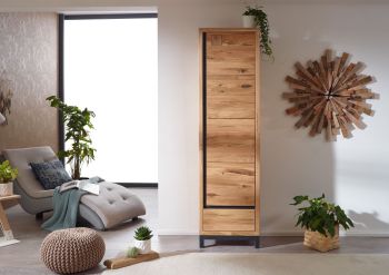 Garderobe Wildeiche 56x40x205 natur geölt VILLANDERS #131