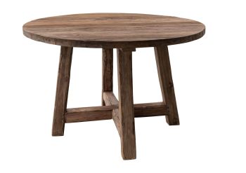 Esstisch Teak 120x120x78 natur unbehandelt BASSANO #146