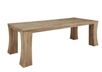 Esstisch TEAK 200x100x78 natur unbehandelt BASSANO #107