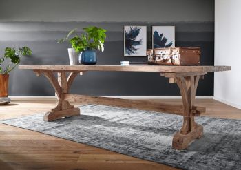 Esstisch Teak 250x100x78 natur unbehandelt BASSANO #127