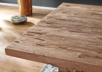 Esstisch Teak 250x100x78 natur unbehandelt BASSANO #127