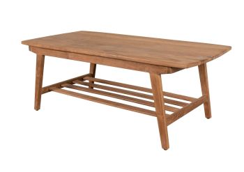 Couchtisch Teak 120x60x45 natur unbehandelt BUTON #109