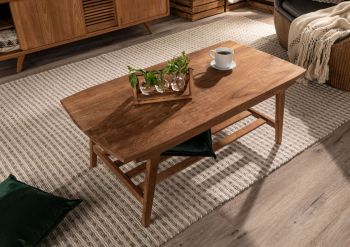 Couchtisch Teak 120x60x45 natur unbehandelt BUTON #109