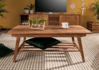 Couchtisch Teak 120x60x45 natur unbehandelt BUTON #109