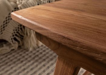 Couchtisch Teak 120x60x45 natur unbehandelt BUTON #109