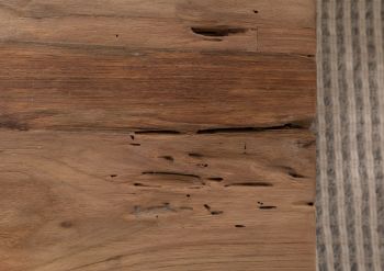 Couchtisch Teak 90x90x45 natur unbehandelt BASSANO #140