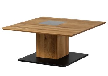 Couchtisch Wildeiche 95x95x45 natur geölt LINDAU #03