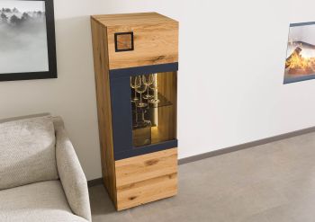 Highboard Wildeiche 50x43,5x143 natur geölt/lackiert KITZBÜHEL #105