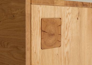 Highboard Wildeiche 50x43,5x143 natur geölt/lackiert KITZBÜHEL #105