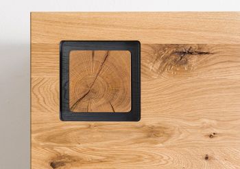 Highboard Wildeiche 116x43,5x143 natur geölt/lackiert KITZBÜHEL #107